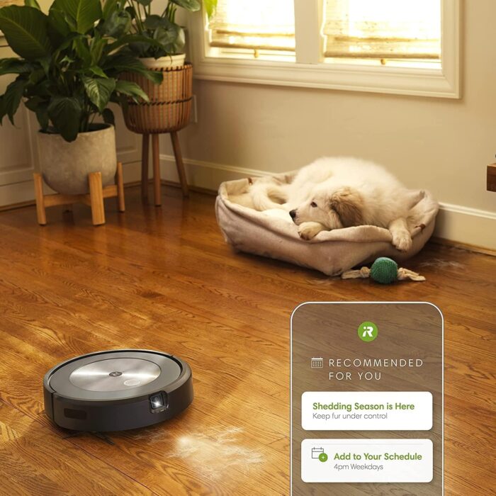 iRobot® Roomba® j7+ (7550) Robot Vacuum Bundle with Automatic Dirt Disposal - Wi-Fi Connected, Smart Mapping, Ideal for Pet Hair (+2 AllergenLock Dirt Disposal Bags) - Image 8