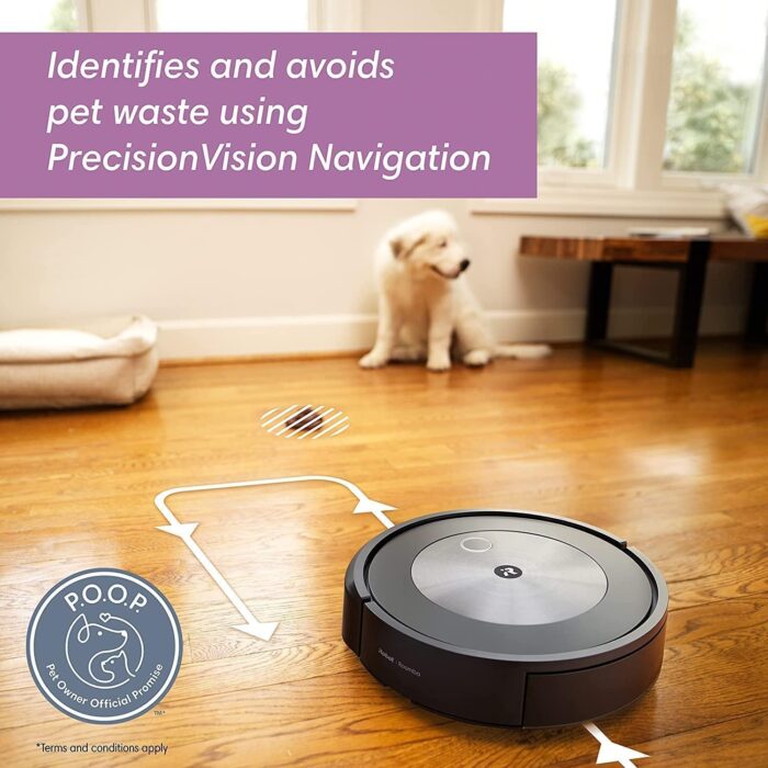 iRobot® Roomba® j7+ (7550) Robot Vacuum Bundle with Automatic Dirt Disposal - Wi-Fi Connected, Smart Mapping, Ideal for Pet Hair (+2 AllergenLock Dirt Disposal Bags) - Image 9