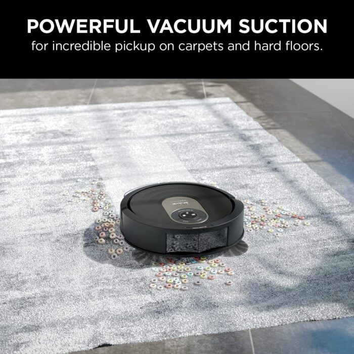 Shark AI Robot Vacuum & Mop with Self-Cleaning Brushroll for Floors, Carpet Black/Silver (RV2001WD) With LiDAR Navigation - Image 6
