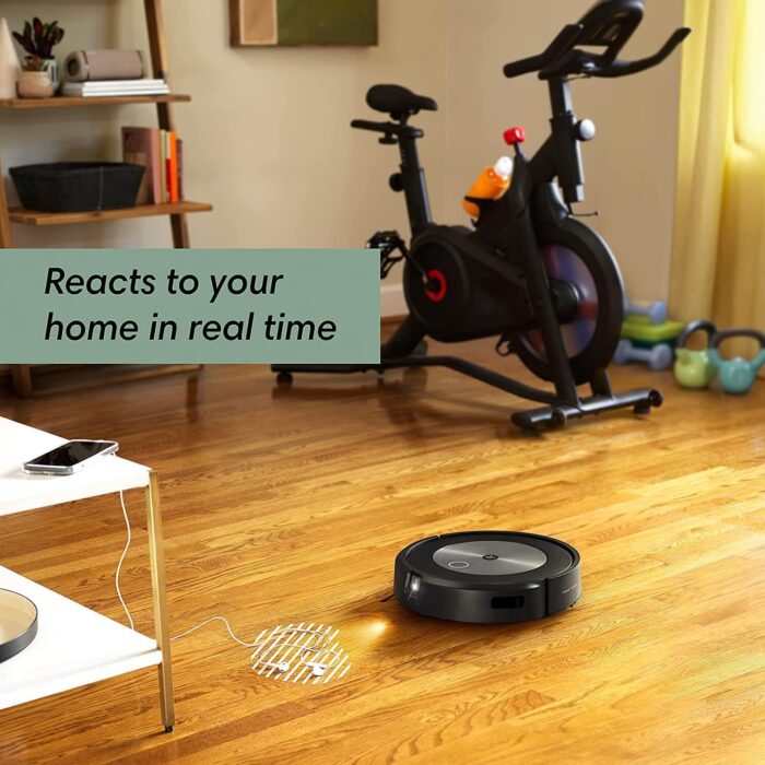 iRobot® Roomba® j7+ (7550) Robot Vacuum Bundle with Automatic Dirt Disposal - Wi-Fi Connected, Smart Mapping, Ideal for Pet Hair (+2 AllergenLock Dirt Disposal Bags) - Image 5