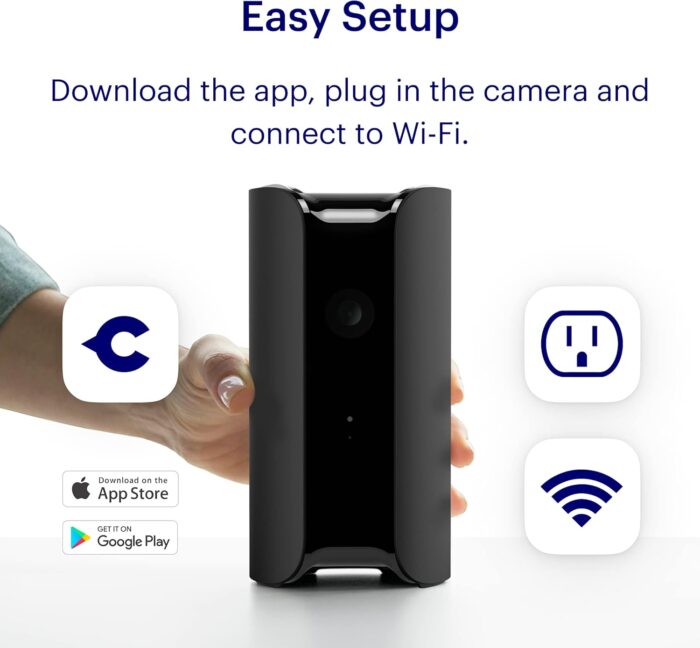 Canary View Indoor Home Security Camera 1080p HD WiFi IP | 24/7 Watch Live Video, Motion Alerts, Two-Way Talk, Night Vision, 10x Zoom, Private Mode, Works with Alexa, Google Assistant and More - Image 5