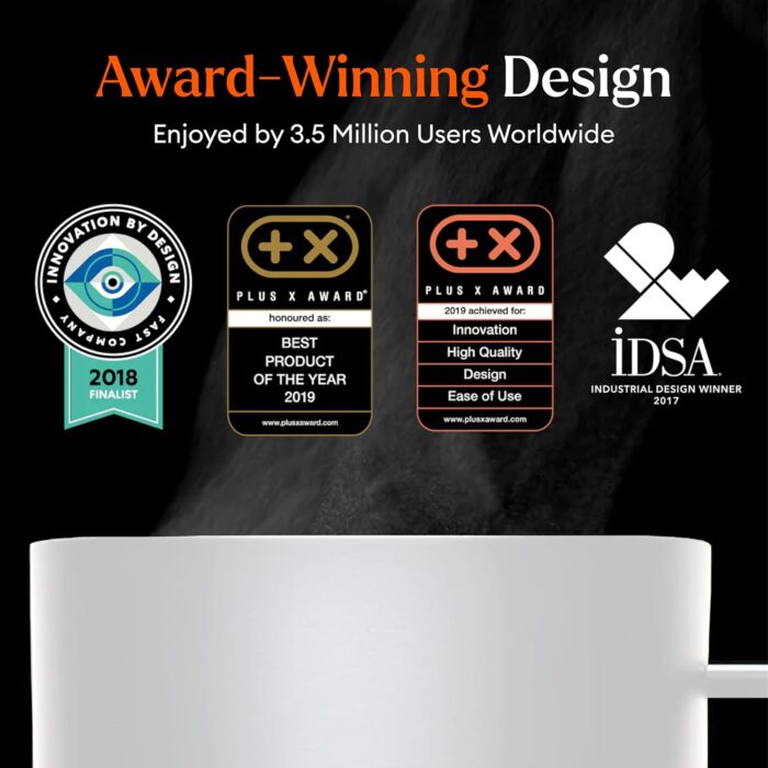 Ember Temperature Control Smart Mug 2, 10 Oz, App-Controlled Heated Coffee Mug with 80 Min Battery Life and Improved Design, White - Image 7