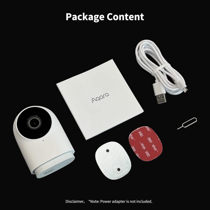 Aqara Security Camera Hub Indoor G2H Pro, 1080p HD HomeKit Secure Video Indoor Camera, Night Vision, Two-Way Audio, Zigbee Hub, Plug-in Cam Works with Alexa, Homekit, Compatible with Google Assistant - Image 7