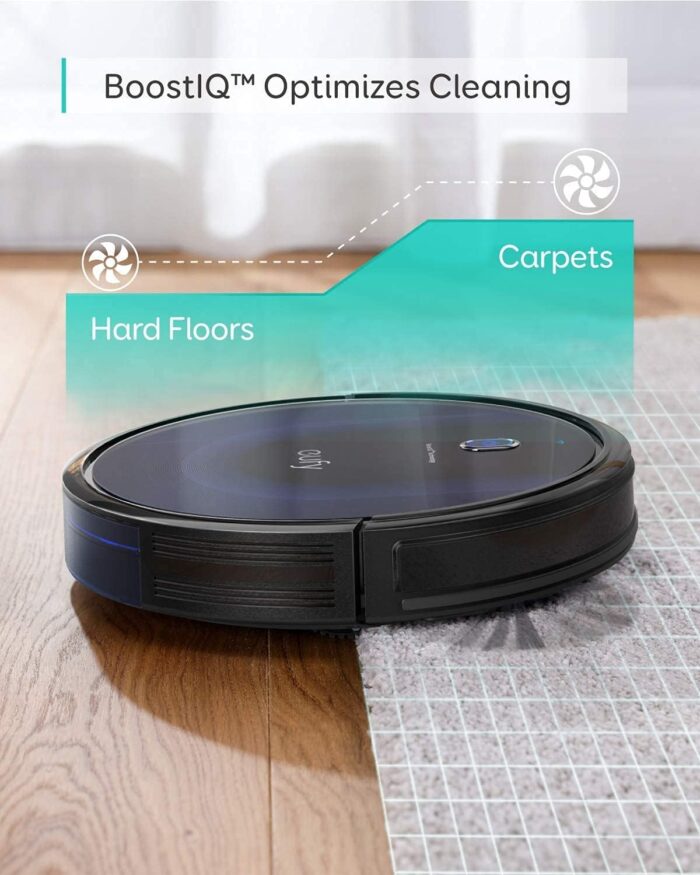 Eufy BoostIQ RoboVac 15C MAX, Wi-Fi Connected, Super-Thin, 2000Pa Suction, Quiet, Self-Charging Robotic Vacuum Cleaner, Cleans Hard Floors to Medium-Pile Carpets, Black (Renewed) - Image 5