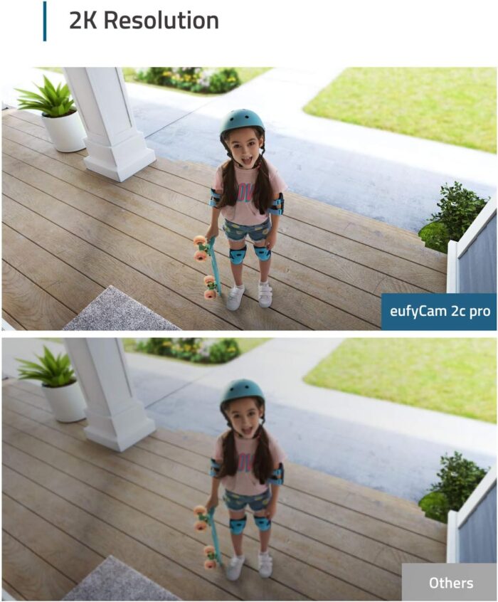 eufy Security, eufyCam 2C Pro Wireless Home Security Add-on Camera, 2K Resolution, 180-Day Battery Life, HomeKit Compatibility, IP67 Weatherproof, Night Vision, and No Monthly Fee. - Image 2