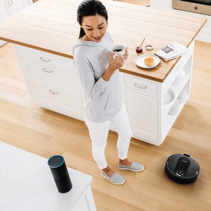 Shark RV1001AE IQ Robot Self-Empty XL, Robot Vacuum with IQ Navigation, Home Mapping, Self-Cleaning Brushroll, Wi-Fi Connected, Works with Alexa, Black - Image 5