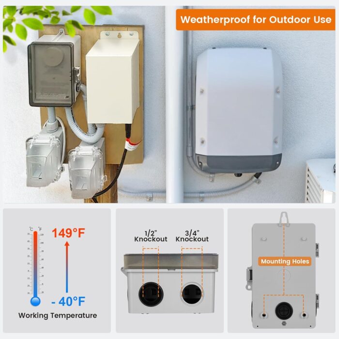 Suraielec WiFi Pool Timer, Outdoor Indoor Smart Switch, 40 AMP, 2HP, 120, 240, 277 VAC, Heavy Duty Pool Controller Light Timer Box for Pool Pump, Water Heater, Spa, Powerful Electrical Appliances - Image 6