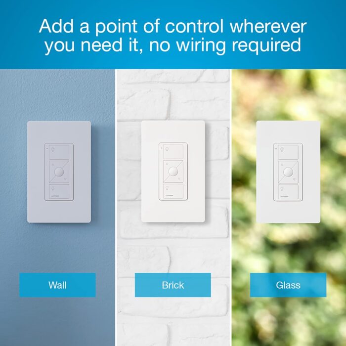 Lutron Caseta Smart Start Kit for Lamps, Plug-in Lamp Dimmer with Smart Bridge and Pico Remote, Compatible with Alexa, Apple HomeKit, and The Google Assistant | P-BDG-PKG1P | White - Image 7