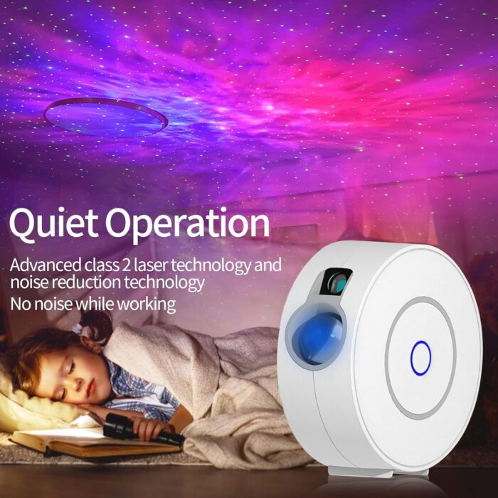 CHIGIH Smart Galaxy Star Projector,LED Starry Sky Night Light ,Nebula Ceiling Night Light App & Voice Controlled for Gaming Room,Bedroom,Home Theater,Camp Tent - Image 3