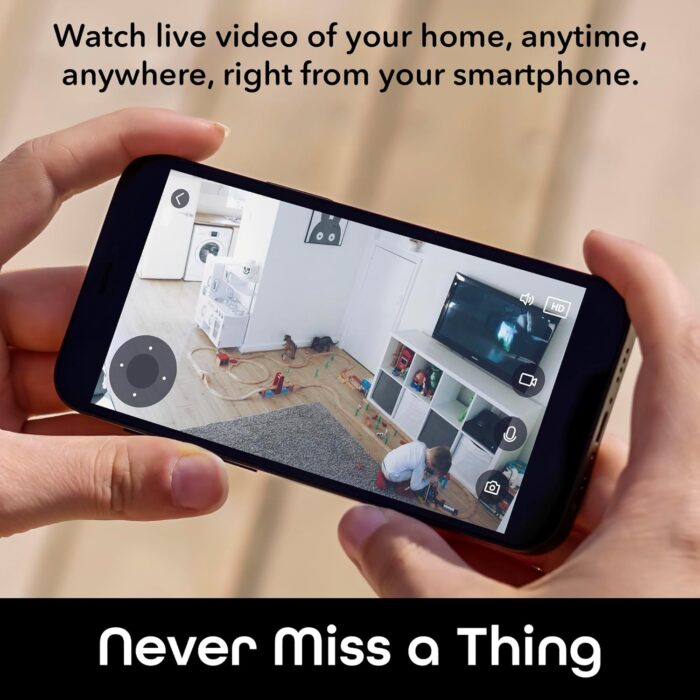 Scope indoor 1080p HD Smart Auto-Tracking Security Camera, White, Motion Only - Image 3