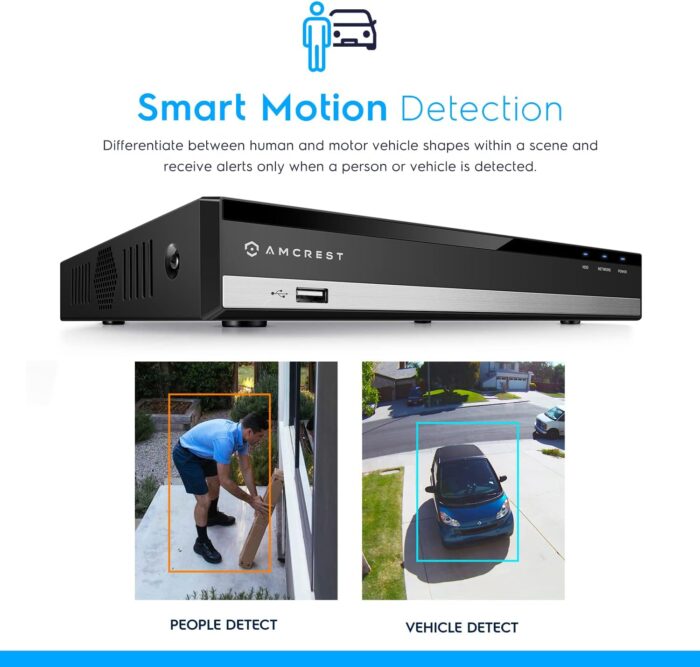 Amcrest 5MP UltraHD 8 Channel DVR Security Camera System Recorder, 5MP Security DVR for Analog Security Cameras, Remote Smartphone Access, HDD & Cameras NOT Included (AMDV5M8) - Image 3