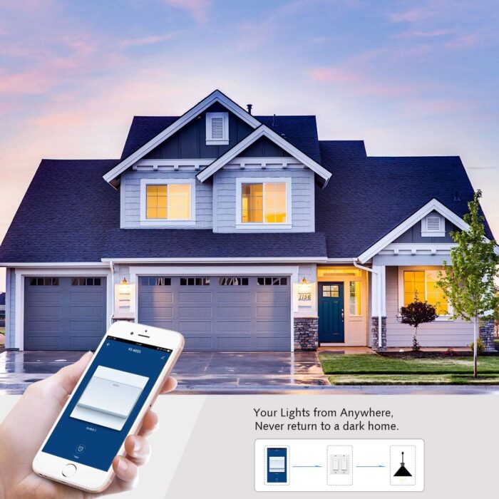 Smart Light Switch, Double Smart WiFi Light Switches, Smart Switch 2 Gang Works with Alexa Google Assistant - Image 5