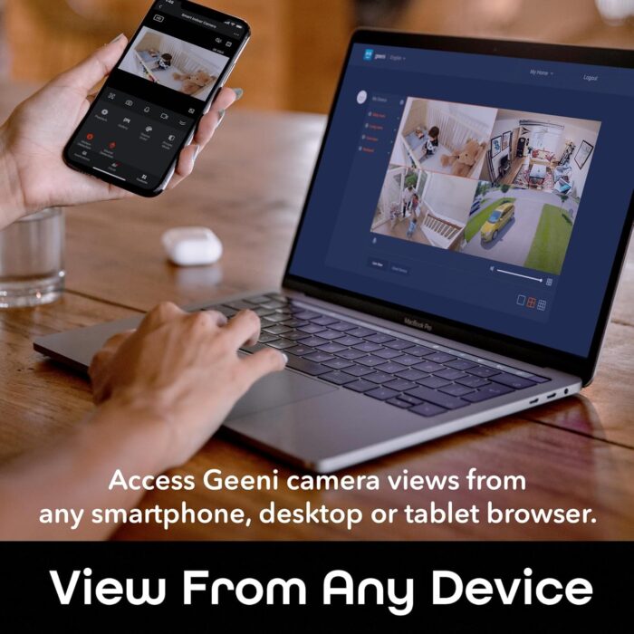 Geeni Aware 1080p HD Smart Camera – Indoor Home Security Camera – No Hub Required – Motion Detection Camera – Smart Camera Works with Amazon Alexa and Google Home, Requires 2.4 GHz Wi-Fi - Image 9