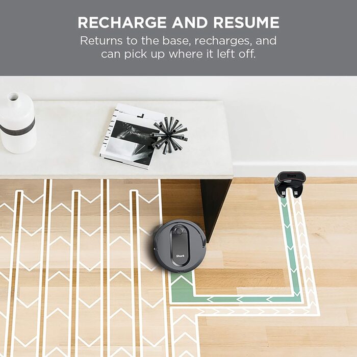 Shark IQ Robot Vacuum AV970 Self Cleaning Brushroll, Advanced Navigation, Perfect for Pet Hair, Works with Alexa, Wi Fi, xl dust bin, A black finish - Image 4