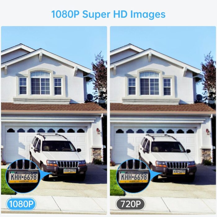 Wireless Security Camera System,SMONET 1080P 8 Channel Home Surveillance DVR Kits with 8pcs 2MP Full HD Cameras 1TB HDD Night Vision Motion Detection Free App for Indoor Outdoor 24/7 Video Recording - Image 6