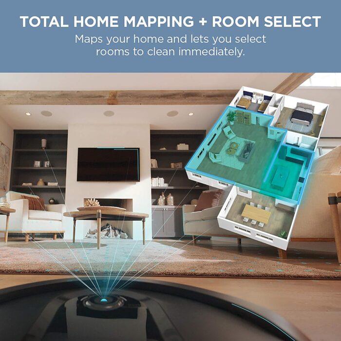Shark IQ Robot Vacuum AV1002AE with XL Self-Empty Base, Self-Cleaning Brushroll, Advanced Navigation, Wi-Fi, Compatible with Alexa, 2nd Generation - Image 5