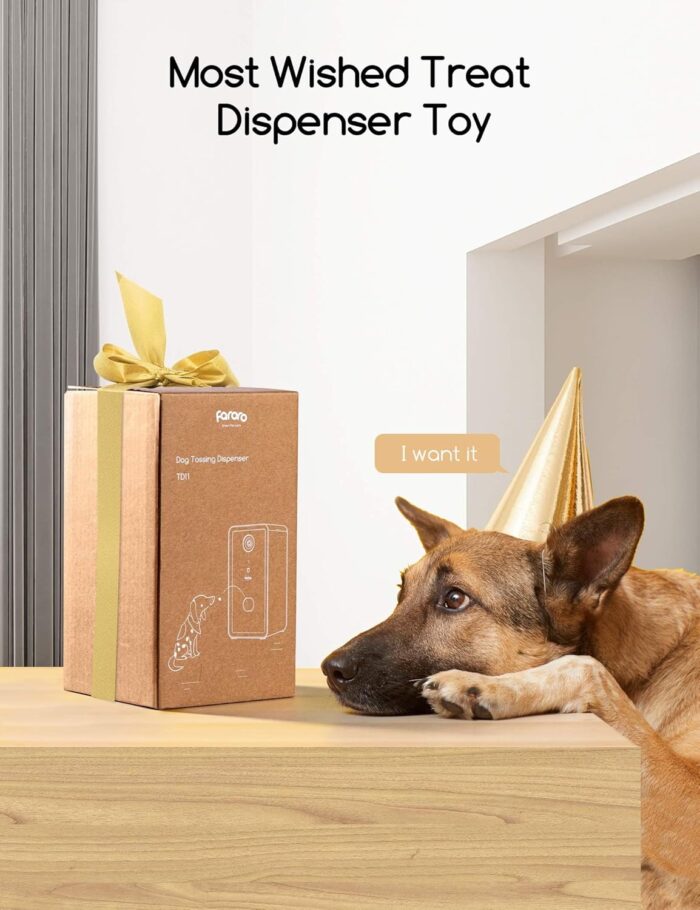 faroro Dog Camera with Treat Dispenser, 2.4G and 5G WiFi Pet Camera with Two Way Audio and 1080P Full HD Night Vision for Treat Tossing and Monitoring Your Pet Remotely - Image 7