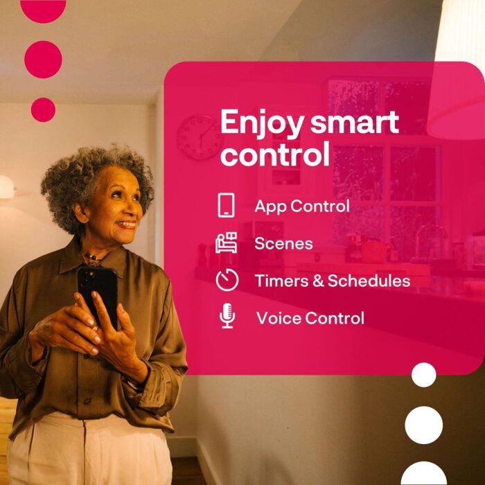 innr Smart Light Bulbs, A19 Zigbee, Works with Philips Hue* and Alexa (Bridge Required), White and Color, RGB, Dimmable Color Changing Light Bulb, E26 LED Bulb 60 Watt, 806lm, 2-Pack - Image 2