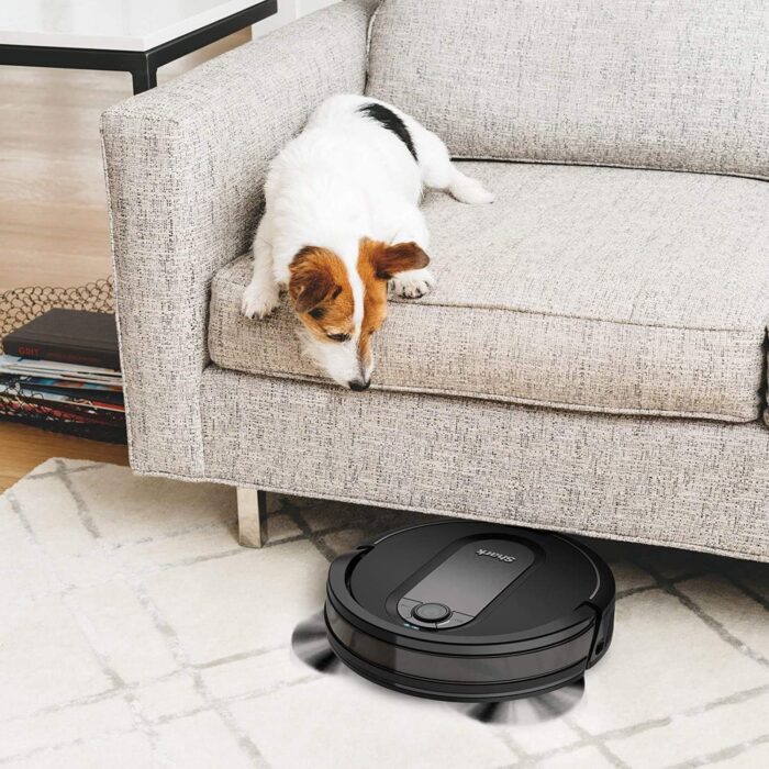 Shark RV1001AE IQ Robot Self-Empty XL, Robot Vacuum with IQ Navigation, Home Mapping, Self-Cleaning Brushroll, Wi-Fi Connected, Works with Alexa, Black - Image 9