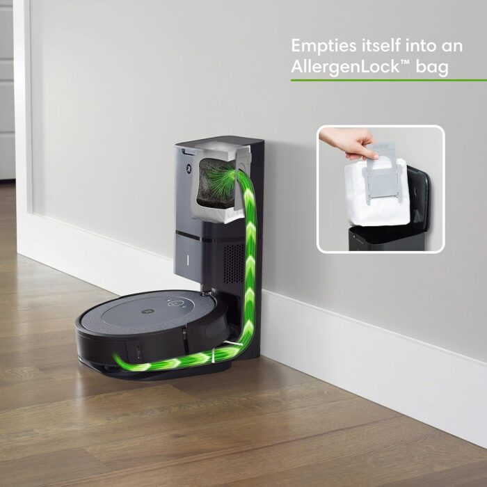 iRobot Roomba i3 Wi-Fi Robot Vacuum + Automatic Dirt Disposal (Renewed) - Image 2