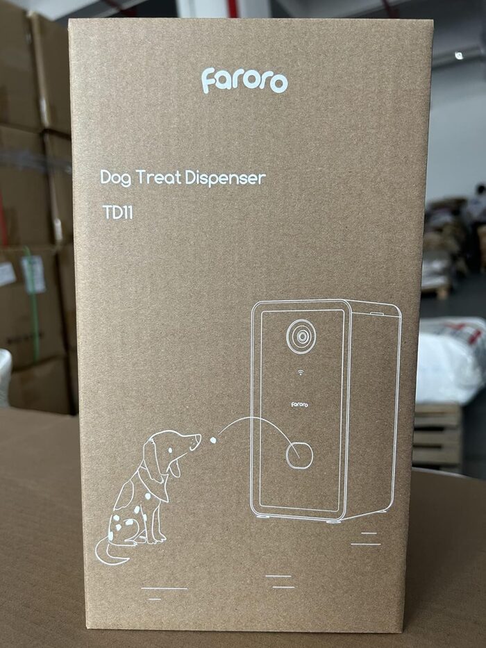 faroro Dog Camera with Treat Dispenser, 2.4G and 5G WiFi Pet Camera with Two Way Audio and 1080P Full HD Night Vision for Treat Tossing and Monitoring Your Pet Remotely - Image 9