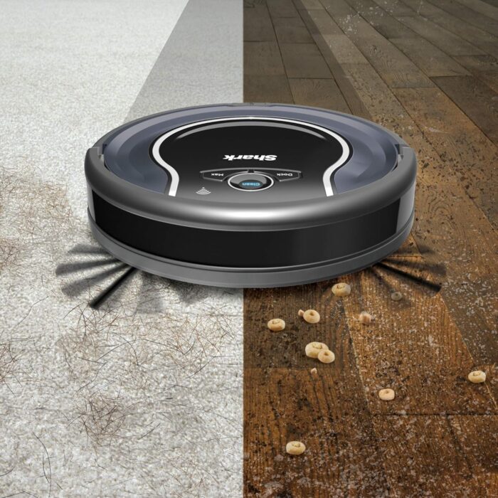 Shark RV761 ION Robot App-Controlled Robot Vacuum (Black/Navy Blue) (Renewed) - Image 3
