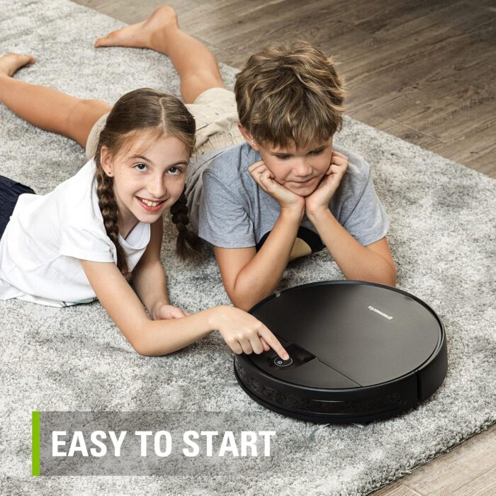 Greenworks Robotic Vacuum GRV-1010 Self-Charging, Wi-Fi Connectivity, 2200Pa Extreme Suction Power, Perfect for Pet Hair, Hard Floors, Carpets, Works with Alexa - Image 7