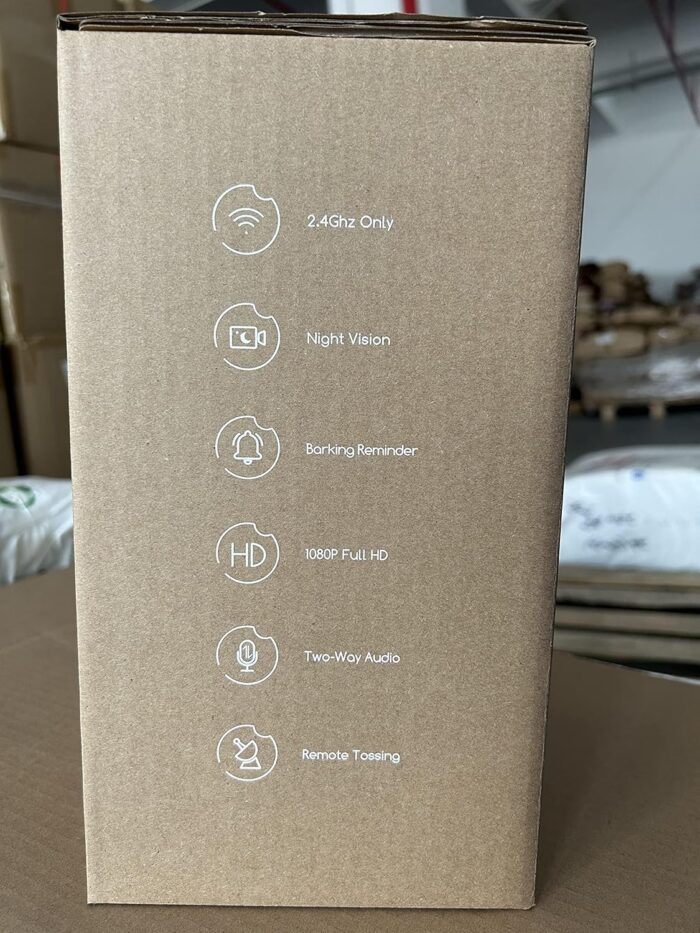 faroro Dog Camera with Treat Dispenser, 2.4G and 5G WiFi Pet Camera with Two Way Audio and 1080P Full HD Night Vision for Treat Tossing and Monitoring Your Pet Remotely - Image 10