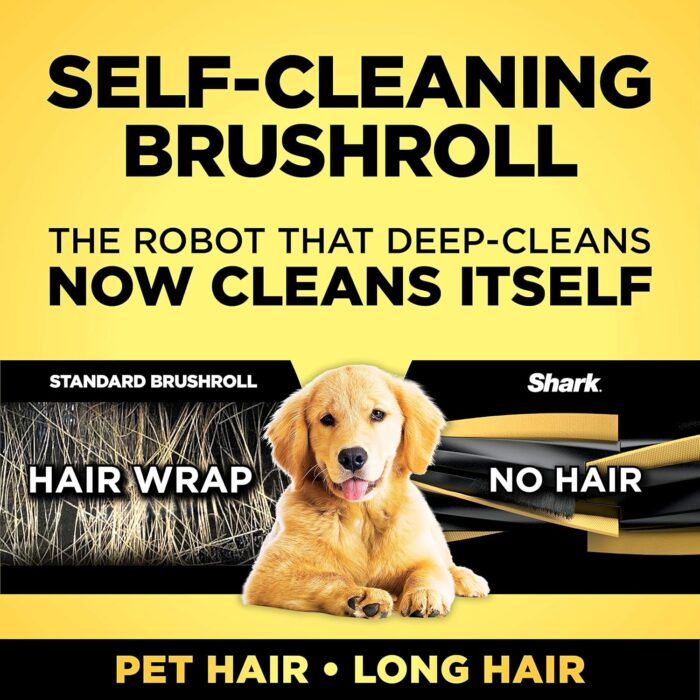 Shark AV993 IQ Robot Vacuum, Self Cleaning Brushroll, Advanced Navigation, Perfect for Pet Hair, Compatible with Alexa, Wi Fi , Black - Image 2