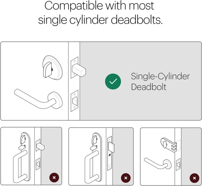 August Home Silver Wi-Fi Smart Lock and Smart Keypad, Keyless Door Lock for Front Entry Door, Great for Guests and Vacation Rentals, ‎AUG-SL05-KY1-S05 - Image 8