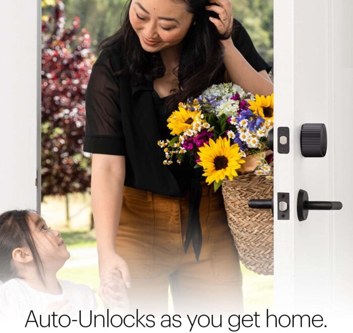 August Home, Matte Black Wi-Fi Connected Smart Keyless Entry Door Lock (4th Generation), Electronic Door Lock Fits Your Existing Deadbolt in Minutes, ‎AUG-SL05-M01-G01 - Image 4
