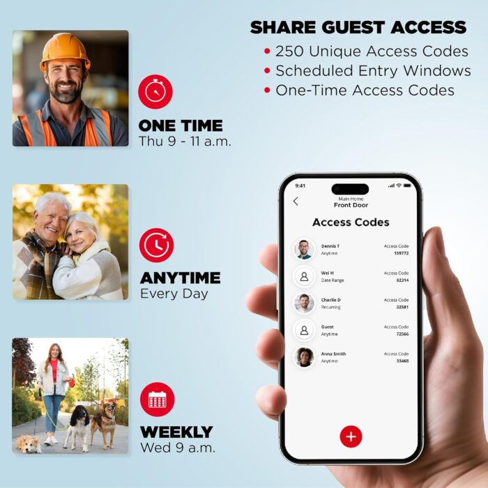 Kwikset Halo Wi-Fi Smart Lock, Keyless Entry Door Deadbolt, Geofence Auto-Unlock, Grade AAA Certified, No Hub Easy Install, Satin Nickel Lifetime Finish Warranty, Backlit Keypad - Image 3
