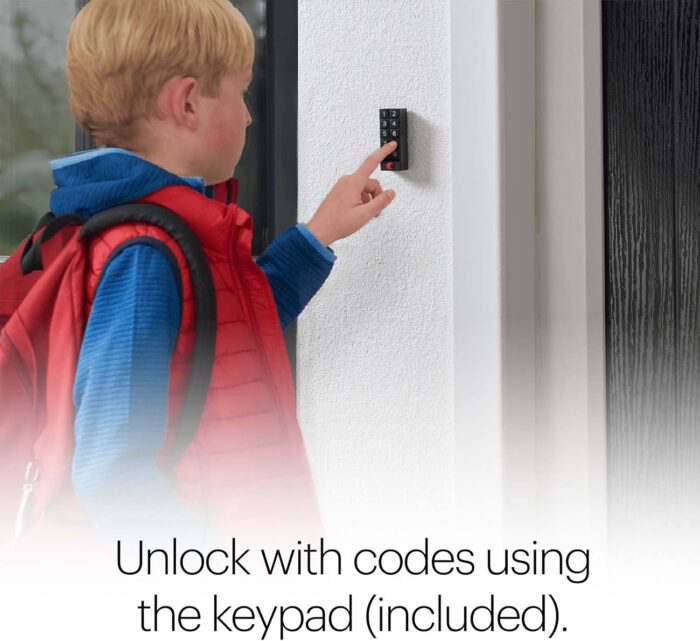August Home Silver Wi-Fi Smart Lock and Smart Keypad, Keyless Door Lock for Front Entry Door, Great for Guests and Vacation Rentals, ‎AUG-SL05-KY1-S05 - Image 7