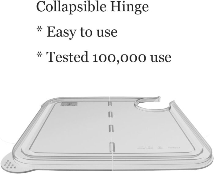 EVERIE Collapsible Hinged Lid Compatible with Anova Nano 750w, 800w, 900w, AN500-US00 1000w and Compatible with Rubbermaid Container 12,18,22 Quart(Corner Mount) - Image 3