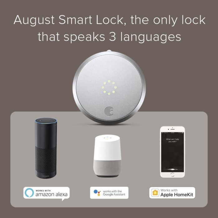 August Home Connect Wi-Fi Bridge, Remote Access, Alexa Integration for Your August Smart Lock, white, 1.5 x 2.4 x 2.4" - Image 4