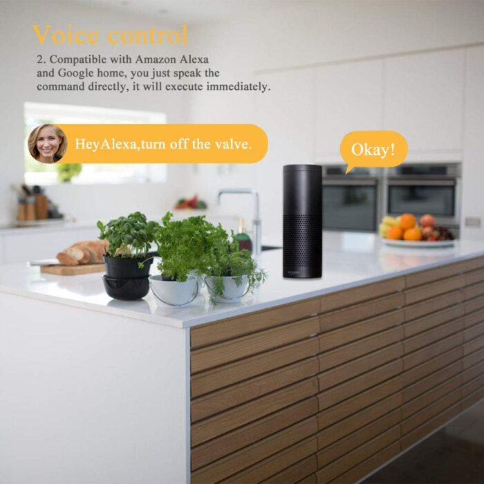 Owfeel WiFi Smart Valve, WiFi Control Water Valve Compatible with Alexa, Google and Application Program iOS/Android - Image 3