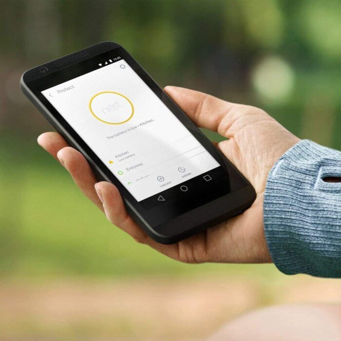 Google Nest Protect - Smoke Alarm - Smoke Detector and Carbon Monoxide Detector - Wired, White - Image 4