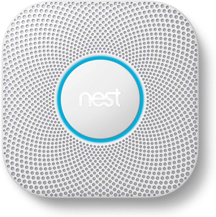 Google Nest Protect - Smoke Alarm - Smoke Detector and Carbon Monoxide Detector - Wired, White
