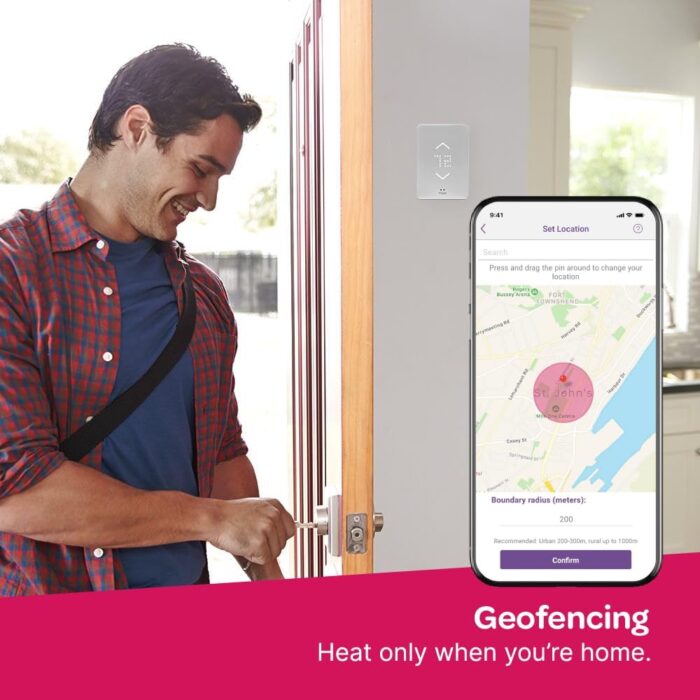 Mysa Smart Thermostat for Electric Baseboard Heaters 240V | Remote Control with 100% Free APP | Easy Install | HomeKit, Alexa, Google Home | Wi-Fi Programmable | Temp. & Humidity Alerts - Image 11