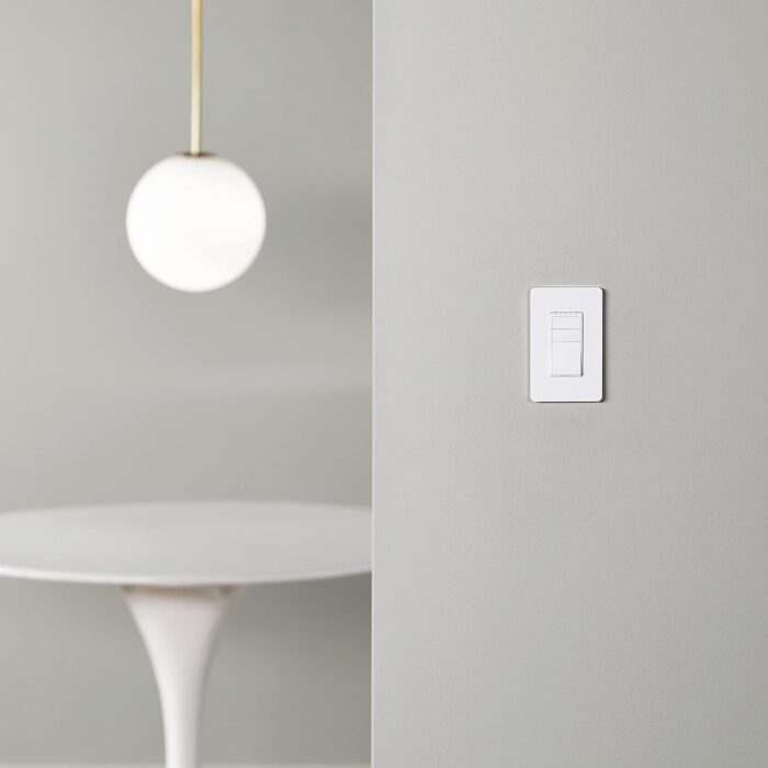 Amazon Basics Smart Dimmer Switch, Single Pole, Works with Alexa Only, 2.4 GHz Wi-Fi, No Hub Required, White - Image 5