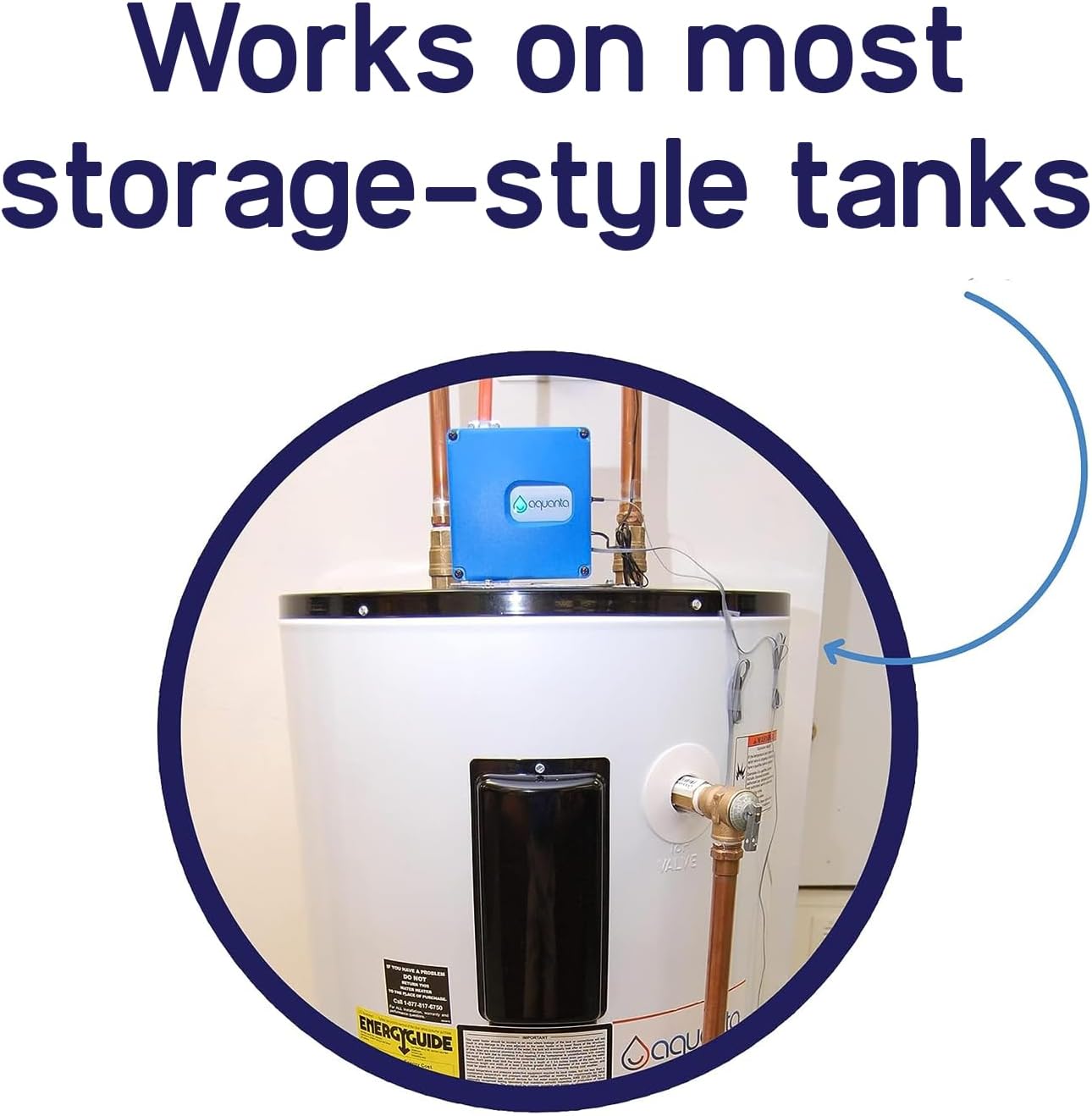 Smart Water Heater Timer: Optimize Hot Water Usage - Compatible with Alexa - Installs in Minutes, No Plumbing Required. Compatible with Gas Water Heaters. Leak Sensor Included. - Image 5