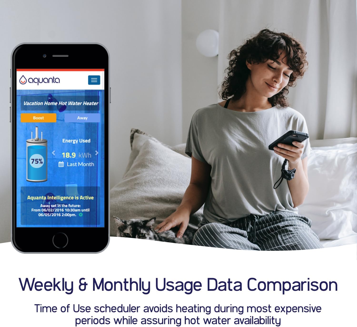 Smart Water Heater Timer: Optimize Hot Water Usage - Compatible with Alexa - Installs in Minutes, No Plumbing Required. Compatible with Gas Water Heaters. Leak Sensor Included. - Image 6