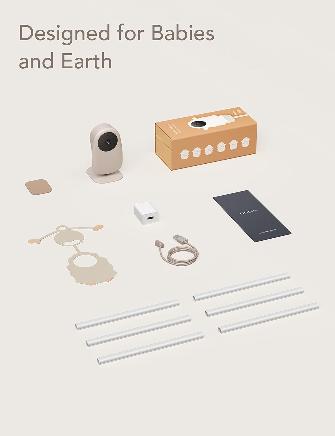 nooie Baby Monitor with Crying Detection, Camera and Audio 1080P Night Vision Motion and Sound Detection 2.4G WiFi Home Security Camera for Baby Nanny Elderly and Pet Monitoring, Works with Alexa - Image 9