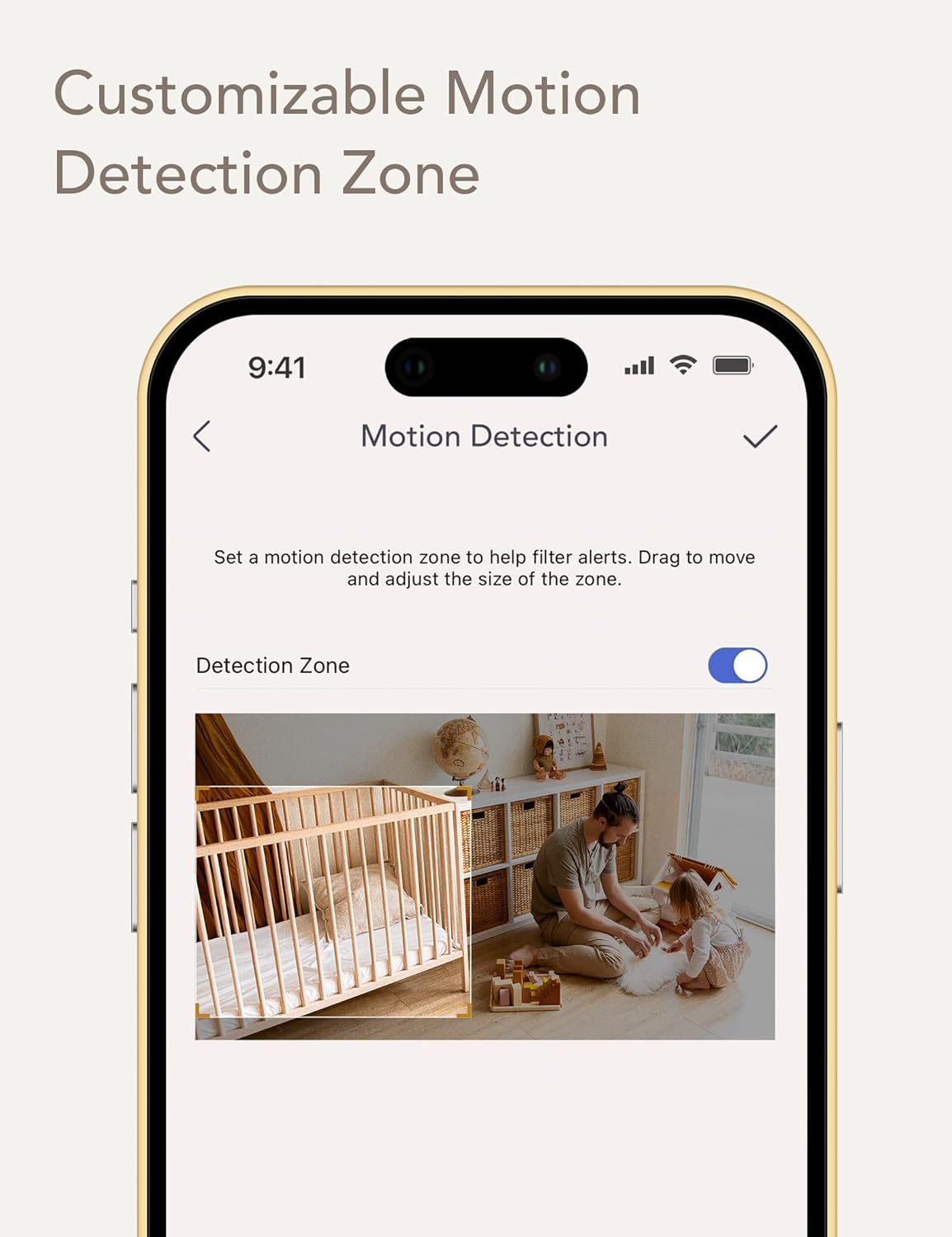 nooie Baby Monitor with Crying Detection, Camera and Audio 1080P Night Vision Motion and Sound Detection 2.4G WiFi Home Security Camera for Baby Nanny Elderly and Pet Monitoring, Works with Alexa - Image 8